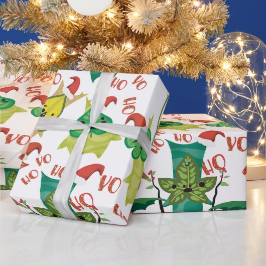 Papier Cadeau Festive Korok Santas (Vacances)