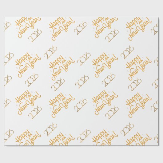 Papier Cadeau Festive New Year Gift Wrap for Celebrations & Part (Plat)