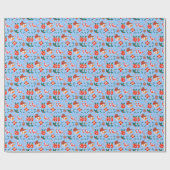 Papier Cadeau Festive Noël Abstrait Motif (Plat)