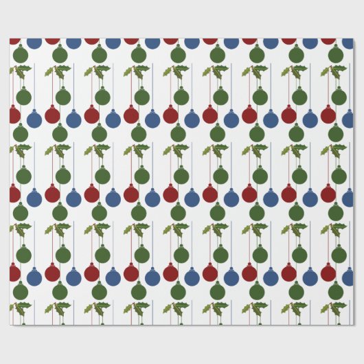 Papier Cadeau Festive Noël Ornements Arrière - plan (Plat)