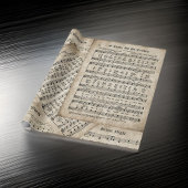 Papier Cadeau Festive Noël Partition Musique Compilation