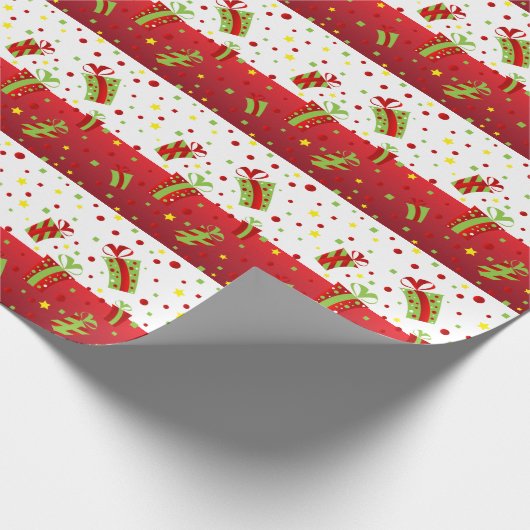 Papier Cadeau Festive Noël présente (Coin)