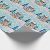 Papier Cadeau Festive Noël Wolf Holiday (Coin)