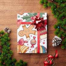 Festive Ornements et pain d'épices Noël