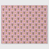 Papier Cadeau Festive Reindeer (Plat)