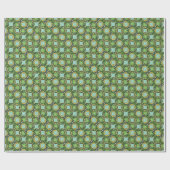 Papier Cadeau Festive St. Patrick's Day Cadeau Shamrock (Plat)