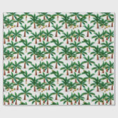 Papier Cadeau Festive Wrap Wonderland 'Palms de Noël' (Plat)