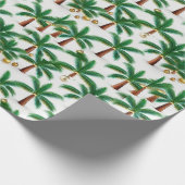 Papier Cadeau Festive Wrap Wonderland 'Palms de Noël' (Coin)
