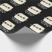 Papier Cadeau Feta Makes Me Fell Betta Funny Cheese Pun Dark BG (Coin)