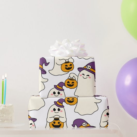 Papier Cadeau fête avec halloweens (Cadeaux de fête)