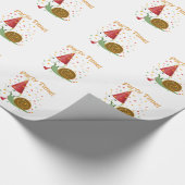 Papier Cadeau Fête Confetti Heure ! Escargot (Coin)