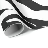 Papier Cadeau Fête d'anniversaire chic safari avec impression zè (Coin rond)