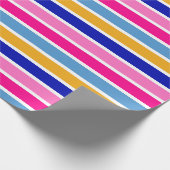 Papier Cadeau Fête d'Anniversaire colorée Motif (Coin)