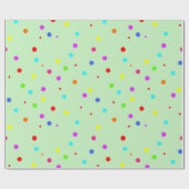 Papier Cadeau Fête d'anniversaire colorée pour enfants (Plat)