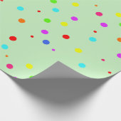 Papier Cadeau Fête d'anniversaire colorée pour enfants (Coin)