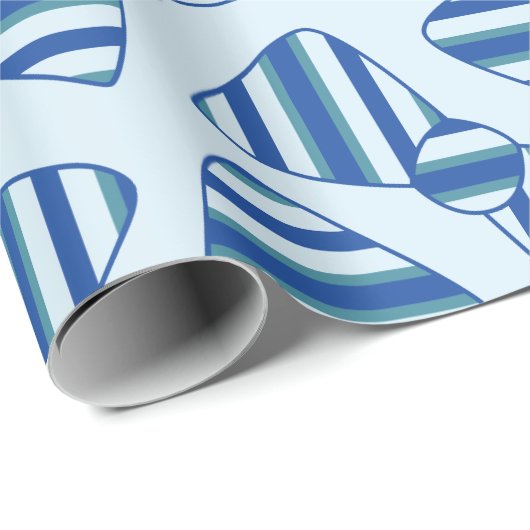 Papier Cadeau Fête d'anniversaire de Little Man (Coin rond)