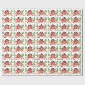 Papier Cadeau Fête d'anniversaire de Red Farm Animaux (Plat)