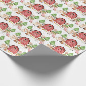 Papier Cadeau Fête d'anniversaire de Red Farm Animaux (Coin)