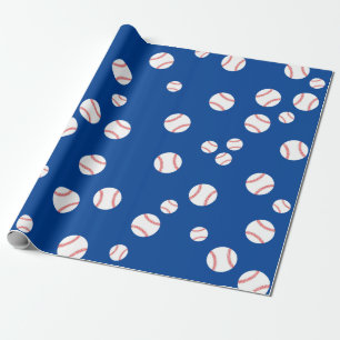 Papier Cadeau Fête d'anniversaire de sports mignons de base-ball