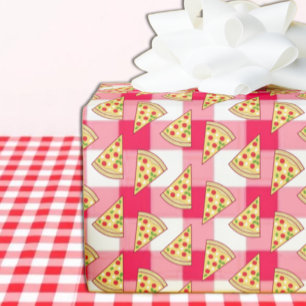 Papier Cadeau Fête d'anniversaire des enfants Pizza Party