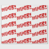 Papier Cadeau Fête d'anniversaire géante de Trump (Plat)