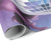 Papier Cadeau Fête d'anniversaire Let's Dance (Coin rond)