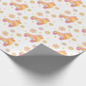 Papier Cadeau Fête d'anniversaire Roll Girl Roller Skating (Coin)