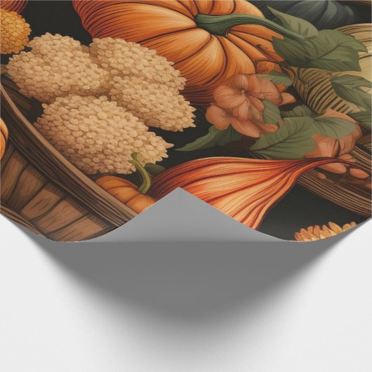 Papier Cadeau Fête d'automne (Coin)