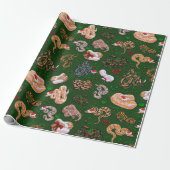 Papier Cadeau Fête de Ball Python Morph (Déroulé)