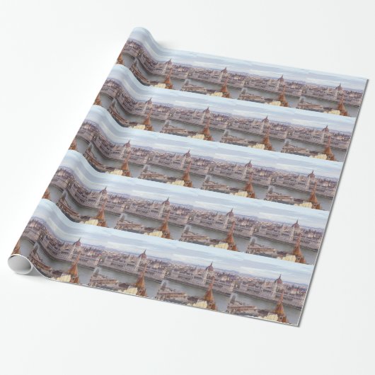 Papier Cadeau Fête de Budapest (Déroulé)