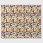 Papier Cadeau Fête de chats (Plat)