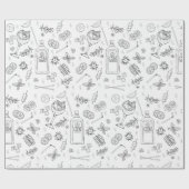 Papier Cadeau Fête de cocktail buveur de gin tonic Gin (Plat)