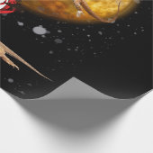 Papier Cadeau Fête de dragon à oreilles pour l'amoureux du repti (Coin)