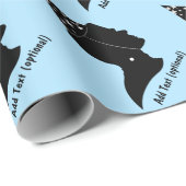 Papier Cadeau Fête de Frankenstein (Coin rond)