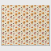 Papier Cadeau Fête de la coccinelle (Plat)