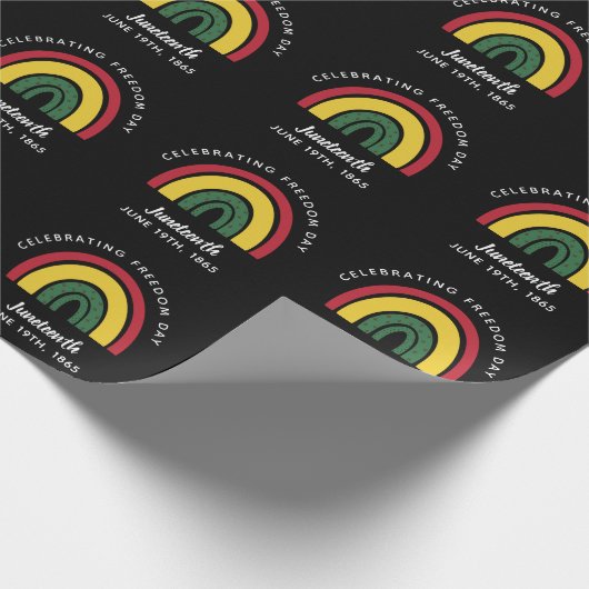 Papier Cadeau Fête de la Liberté 1865 Arc-en-ciel (Coin)