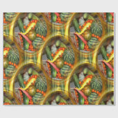 Papier Cadeau Fête de la récolte !..... (Plat)