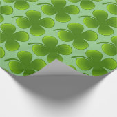 Papier Cadeau Fête de la Saint-Patrick Shamrocks Thunder_Cove (Coin)