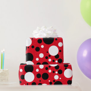 Papier Cadeau Fête de la Souris Polka-Dot 
