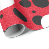 Papier Cadeau Fête de la Souris Polka-Dot  (Coin rond)