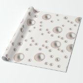 Papier Cadeau Fête de mariage avec perles et prosecco (Déroulé)