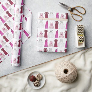 Papier Cadeau Fête de mariée mariage mariée fille de demoiselle