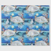 Papier Cadeau Fête de Noël (Plat)