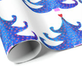 Papier Cadeau Fête de Noël (Coin rond)