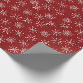 Papier Cadeau Fête de Noël des Snowflakes (Coin)