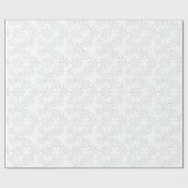 Papier Cadeau Fête de Noël Fête de neige Papier d'emballage (Plat)