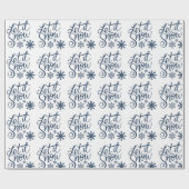 Papier Cadeau Fête de Noël "Let it Snow" (Plat)