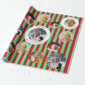 Papier Cadeau Fête de Noël 🎄 photo personnalisée (Déroulé)