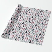 PAPIER CADEAU FÊTE DE PENGOUIN DE VACANCES (Déroulé)