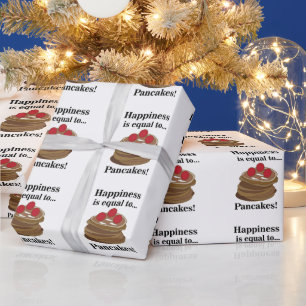 Papier Cadeau Fête de petit déjeuner de crêpes